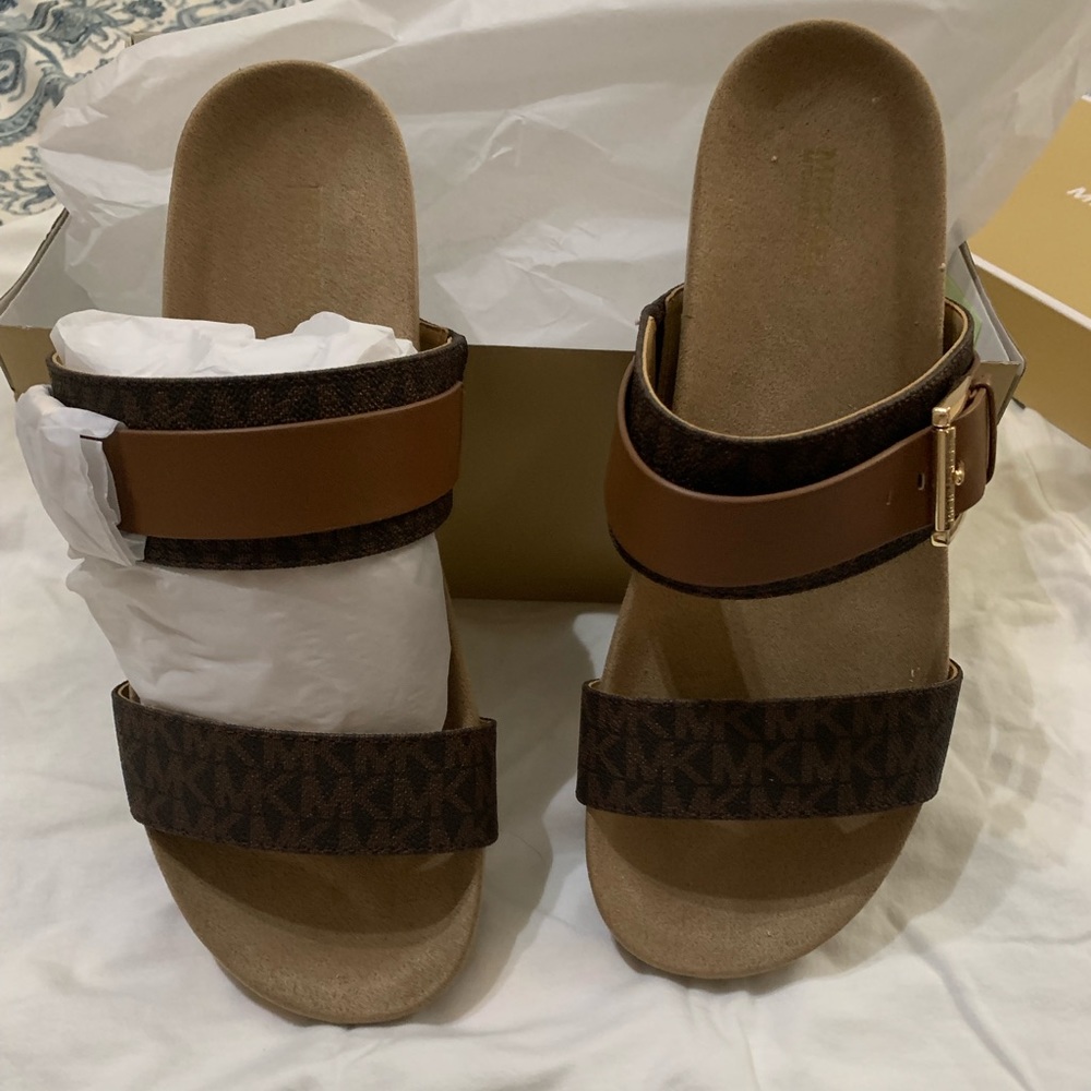 NIB!  Michael Kors Mylar Sandal